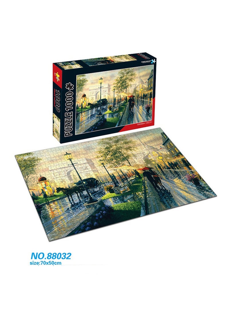 1000 Pieces Jigsaw Puzzle Stress Relief Educational Developmental Toy 70x50cm - Image 2